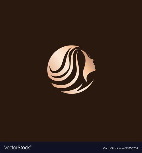 Find & download free graphic resources for beauty salon logo. Woman beauty hair salon logo design Royalty Free Vector