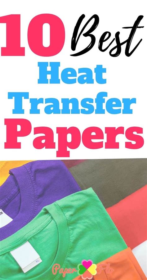 10 Best Heat Transfer Papers