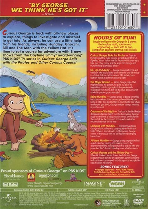 Curious George Sails With The Pirates And Other Curious Capers Dvd