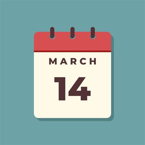 Premium Vector March Calendar Icon Vector Template