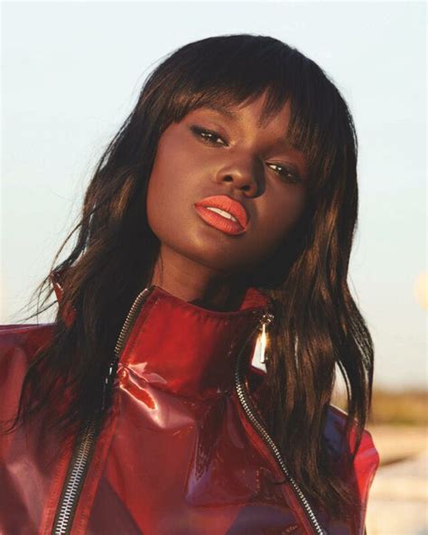 model crush 11 times duckie thot has served black barbie vibes hype hair