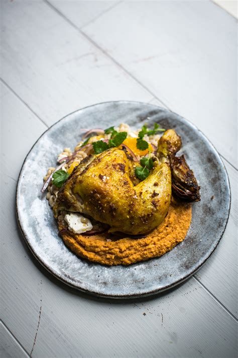 donal skehan turmeric and ginger spatchcocked chicken