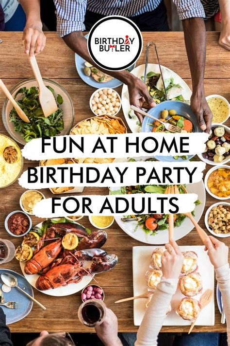 How To Host A Simple Adult Birthday Party At Home Birthday Party At Home Adult Birthday Party