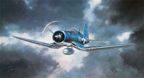 F4u Corsair Aviation Art By John Young Aviation Art Vintage