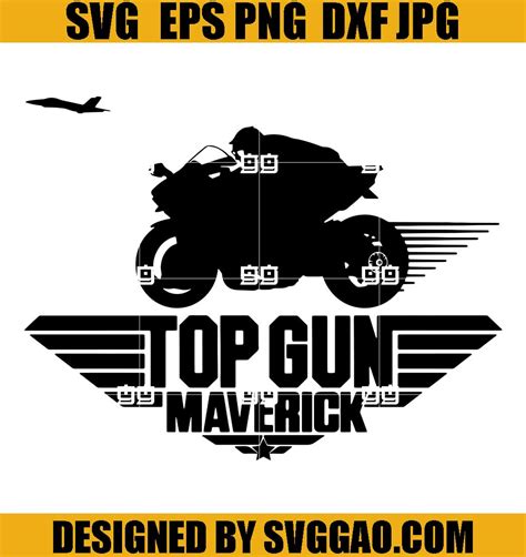 Top Gun Maverick Inspired Svg Moto Svg