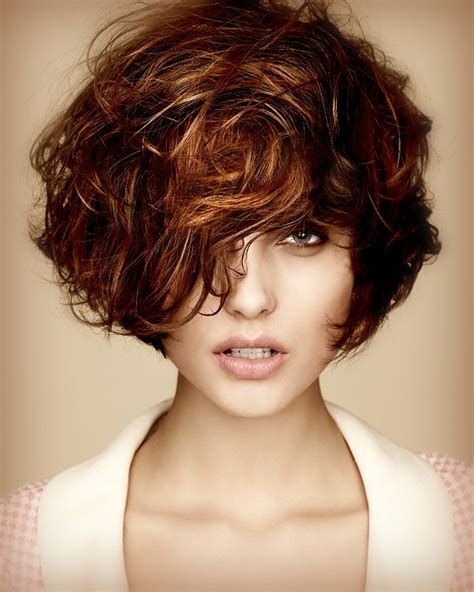 This short, asymmetric haircut has got a range of highlights from light golden brown to gingerbread. Best Highlights for Brunettes Fall 2013|