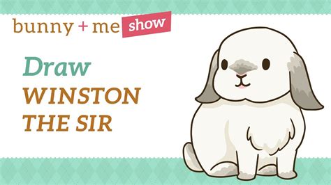 How To Draw Winston The Sir Holland Lop Bunny Kawaii Tutorial For