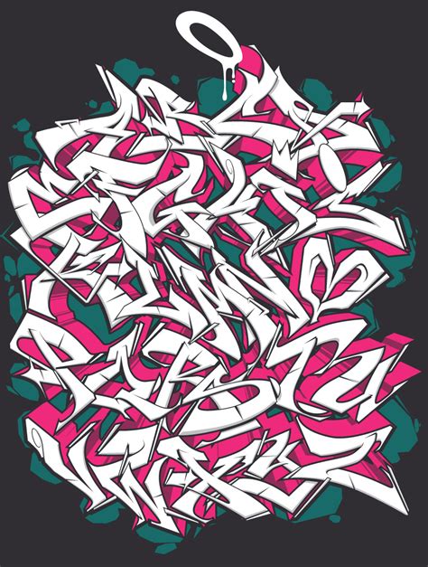Wildabc Book On Behance Graffiti Alphabet Wildstyle Graffiti Alphabet