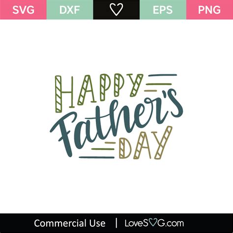 Happy Fathers Day Svg Cut File