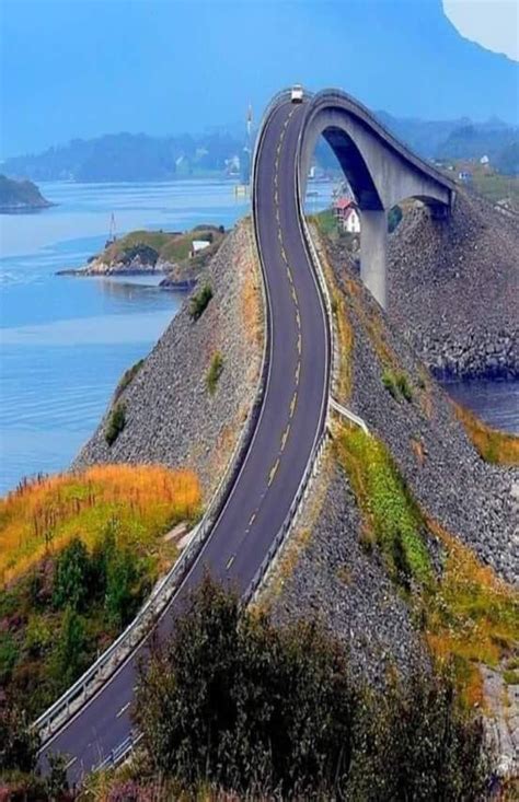 Fresh On Twitter Norway Sky Bridge Beautiful Roads Atlantic Road Norway
