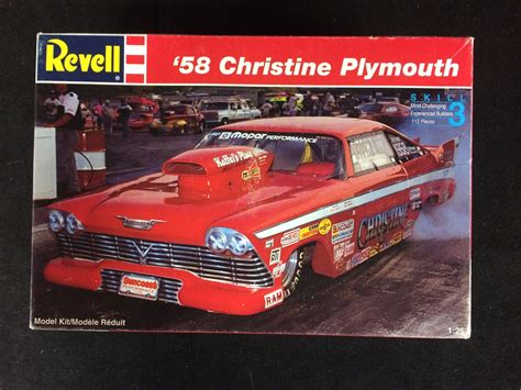 Revell 58 Christine Plymouth Pro Stock Model Car Toy 125 In Box