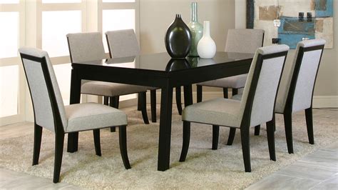 What are the shipping options for round black dining room sets? Nicole Black Glass Top Dining Room Set by Cramco ...