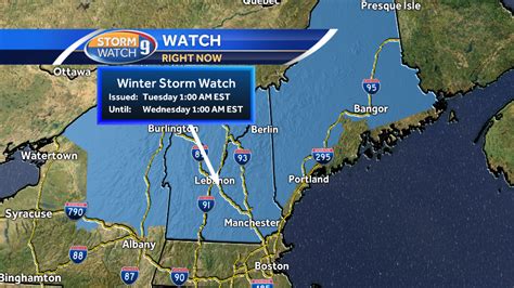 Winter Storm Watch Issued For Most Of New Hampshire Next Storm Could