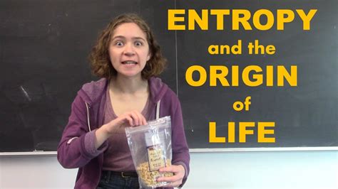 Entropy And The Origin Of Life Youtube