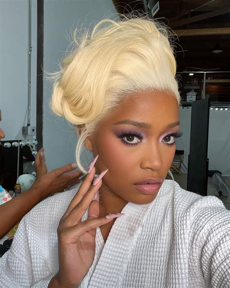 Keke Palmer Debuts New Blond ‘do Following Public Darius Jackson Spat