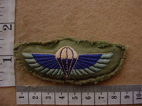 8955 Rhodesian Special Air Service Parachute Wings Camo Dress C394