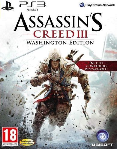 Car Tula Oficial De Assassin S Creed Washington Edition Ps