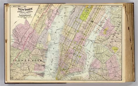 1 New York Brooklyn Jersey City David Rumsey Historical Map Collection