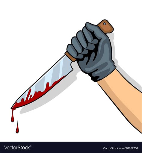 I really wanted to focus my time on the material in painter since the knife model was relatively. Bloody knife in hand pop art Royalty Free Vector Image