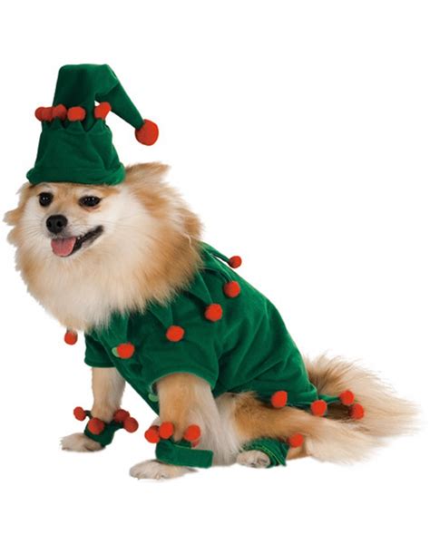 Elf Dog Doggy Santa Claus Helper Pet Costume