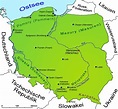 Polen: Geografie, Landkarte | Länder | Polen | Goruma