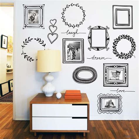 Picture Frames Wall Sticker Pack Vinyl Impression
