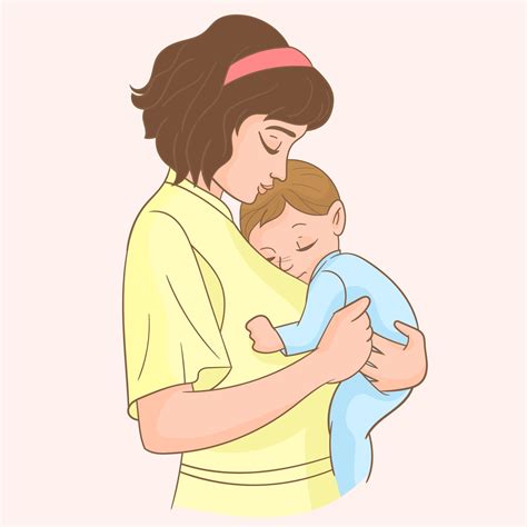 Mother And Baby Vector Art Icons And Graphics For Free Download