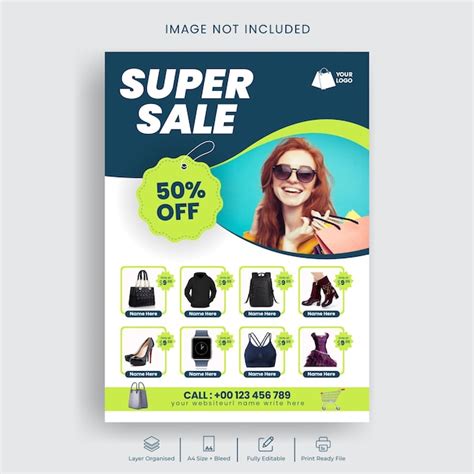 Premium Vector Products Promotion Flyer And Super Market Sale Flyer