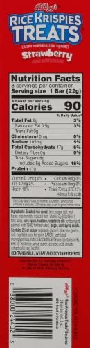 Rice Krispies Treats Strawberry Marshmallow Snack Bars 8 Ct 0 8 Oz Fry’s Food Stores