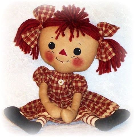 rag doll pattern pdf pattern cloth doll ragdoll raggedy ann sewing instant download