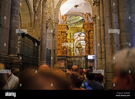 Interior Cathedral Santiago De Compostela Hi Res Stock Photography And