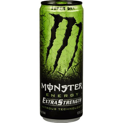 Monster Energy Extra Strength Super Dry Energy Drink 12 Fl Oz 12