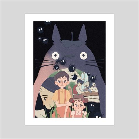 My Neighbor Totoro An Art Print By Sue Kim Inprnt
