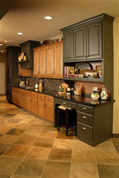 Custom country cabinets painted kitchen colors red painting. How to Update a Kitchen Without Painting Your Oak Cabinets