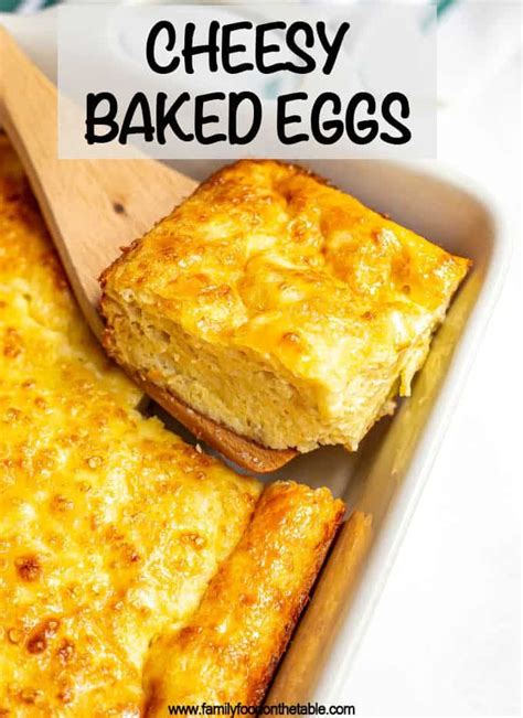 Cheesy Baked Eggs Recipe Baked Eggs Food Low Carb Recipes Dessert