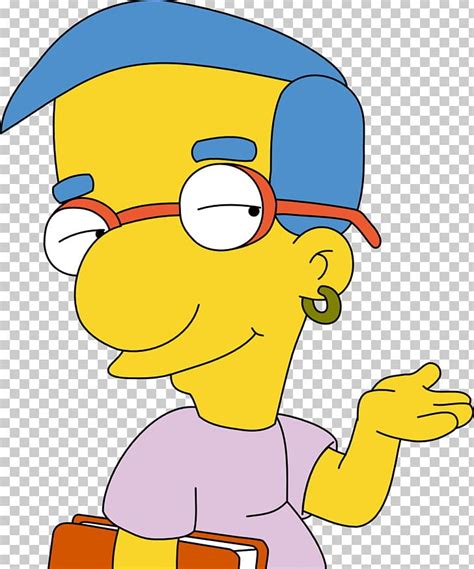 Milhouse Van Houten Homer Simpson Bart Simpson Professor Frink Lisa Simpson PNG Clipart Area