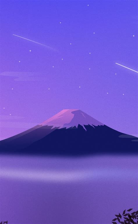 Nature Artistic Mount Fuji Mountains 950x1534 Wallpaper Cool