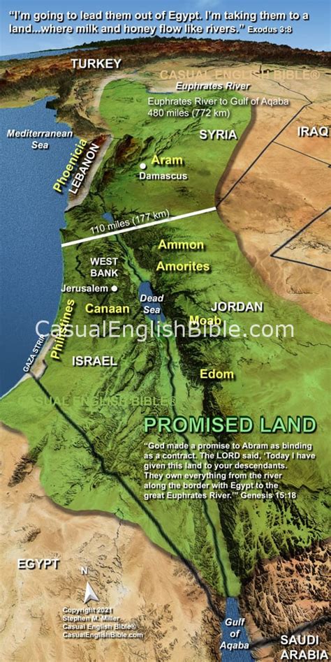 Promised Land Boundaries Maps And Videos Casual English Bible