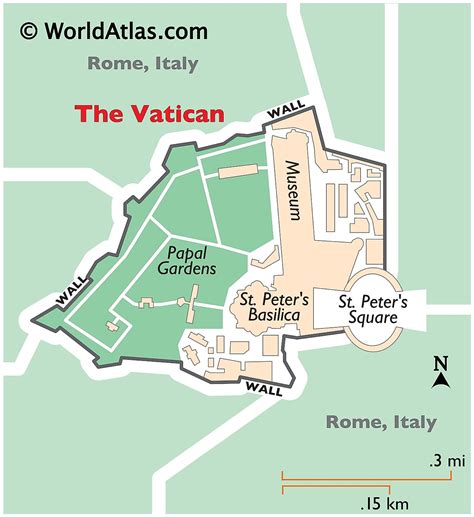 Mapas De Vaticano Atlas Del Mundo