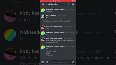 Discord is a voice, video and text communication service to talk and hang out with your friends and communities. How to Mute people in your discord server and add roles ...