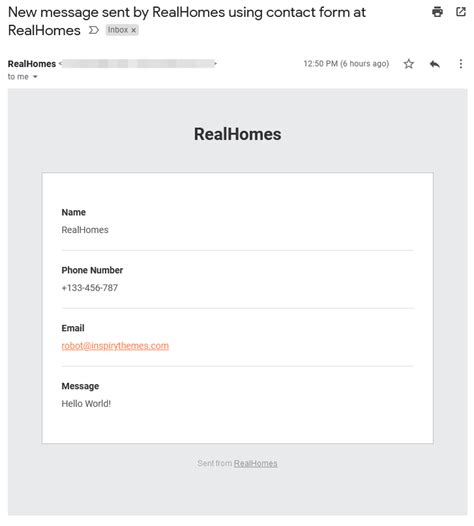 How To Customize Email Content Of RealHomes Inspiry Themes Support