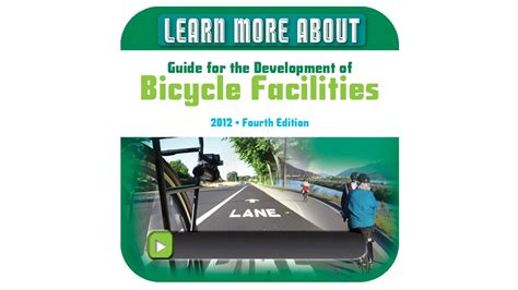 Guide For The Development Of Bicycle Facilities 4th Edition Youtube