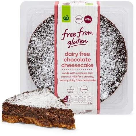 Woolworths Free From Gluten Dairy Free Chocolate Cheesecake G Bunch