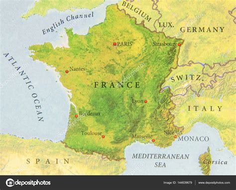 Cartina Topografica Francia Cartina