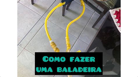 Como Fazer Uma Baladeira Estilingue Bem Simples E F Cil Youtube