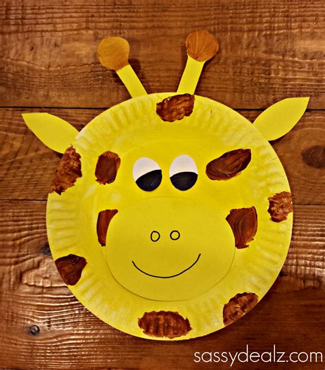Paper Plate Giraffe Craft For Kids Crafty Morning