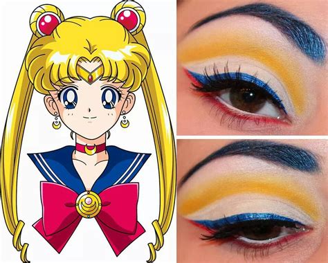 Pin By Juliana On Quarto De Alice Sailor Moon Makeup Cartoon Makeup