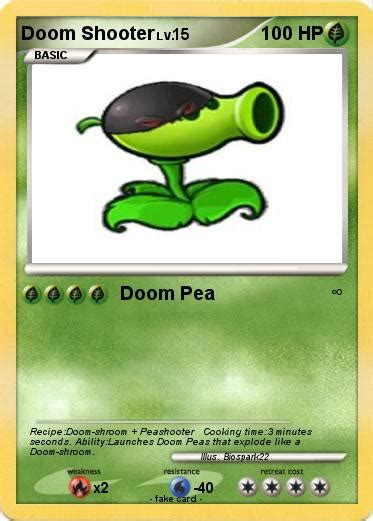 Pokémon Doom Shooter Doom Pea ∞ My Pokemon Card