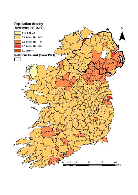 Ireland Population Density
