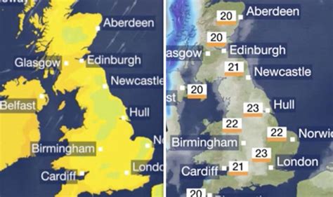 Bbc Weather Forecast Glorious Weekend Ahead For Uk As Temperatures Climb To C Weather